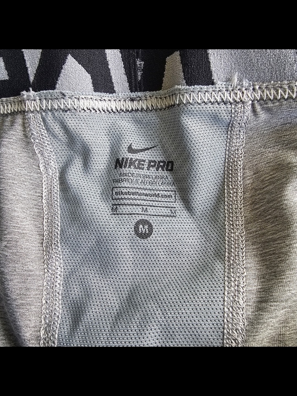 Nike Pro Men's Dark Gray Compression Boxer Briefs with Black Waistband - Picture 5 of 5
